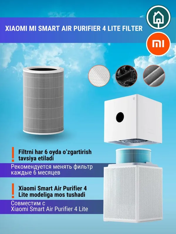 Xiaomi филтры очистителя воздуха.Havo Filtr.Все в наличии — фото 3