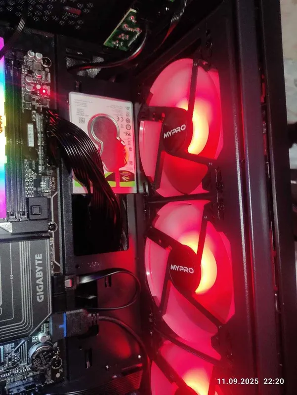 Ryzen 5 7500F/B850/RTX 3060TI/DDR5 16 GB VIPER/EVO+ 1TB/REDMI 27" — фото 1