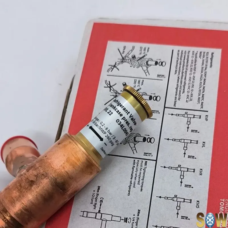 Регулятор давления в картере компрессора Danfoss KVL22 (034L0045) 2