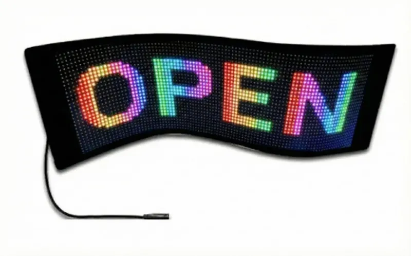 Лед пленка для магазинов. Do'konlar uchun LED plyonka. OPEN 1 Лед пленка для магазинов. Do'konlar uchun LED plyonka. OPEN 1