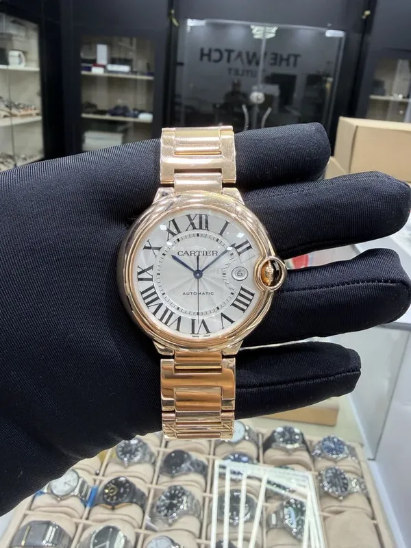 Срочно Золотые Часы Cartier Ballon 18k Оригинал