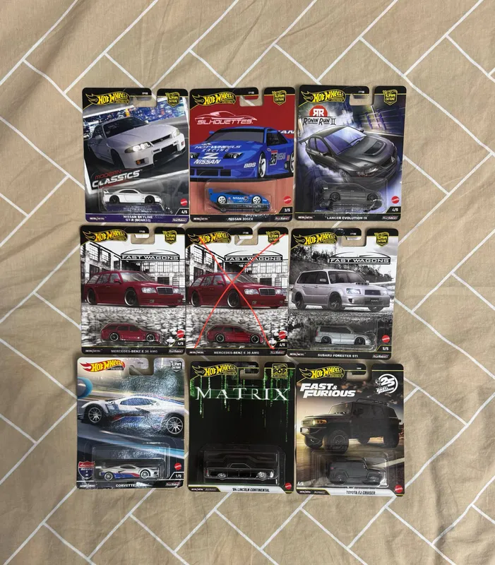 Hot Wheels машинки коллекционные мерс ламба ниссан — фото 3