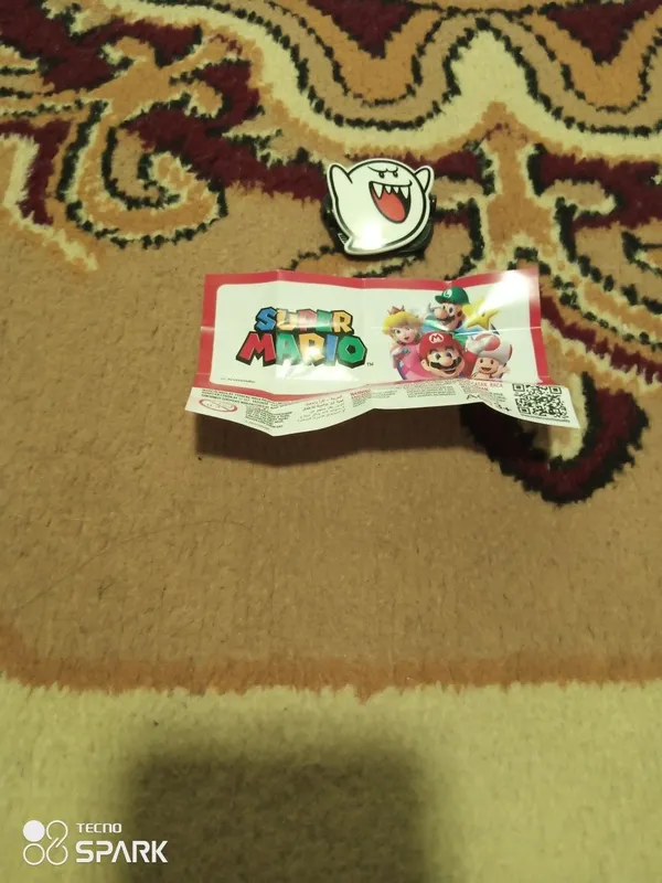 Буу аксессуар зажим для книги из коллекции kinder joy super mario 1 Буу аксессуар зажим для книги из коллекции kinder joy super mario 1