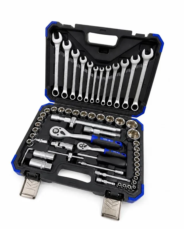 Профессиональный набор ключей и головок YOFE 61PCS Новый 2