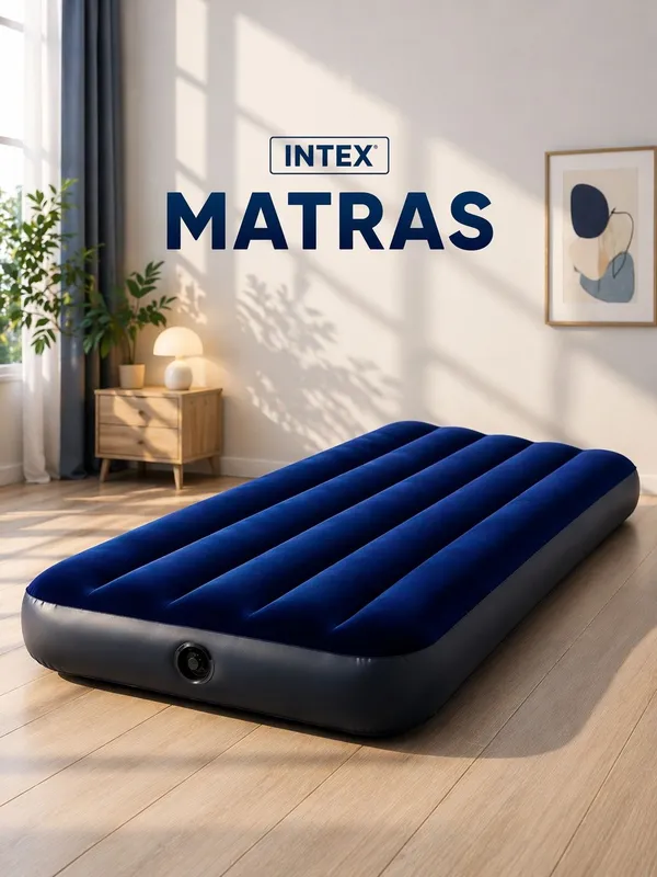 Intex 1 kishilik puflanadigan matras 191×76×25 sm — фото 3
