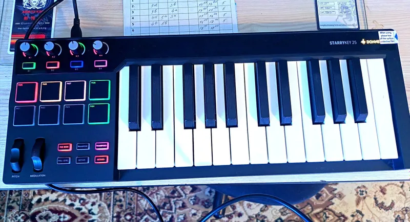 Midi klaviatura Donner Starrykey25