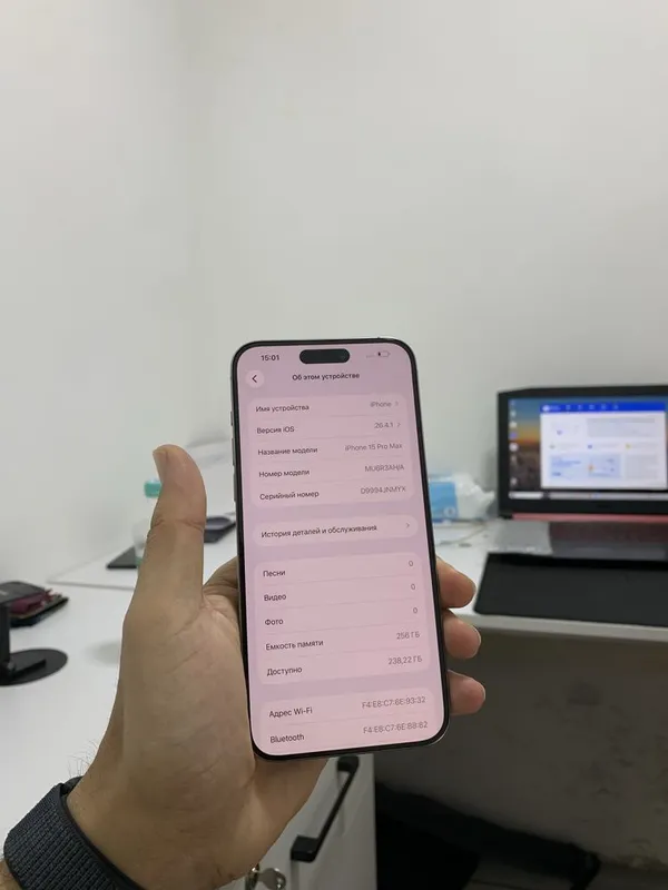 Iphone 15ProMax 256 GB 100% Natural — фото 3