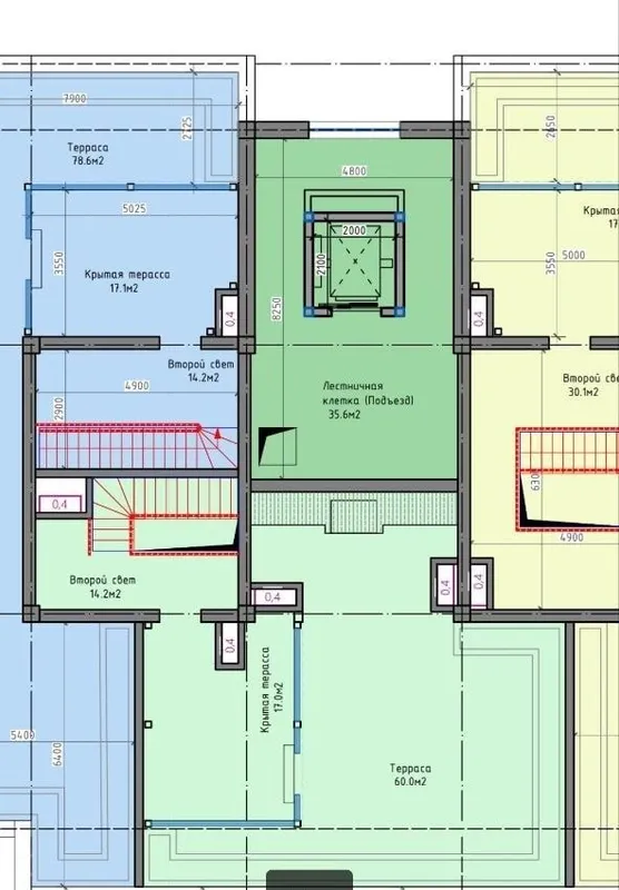 Учтепа Дуплекс 11-12 этаж | 104+70м2 полноценная 4х ком| кадастр скоро — фото 2