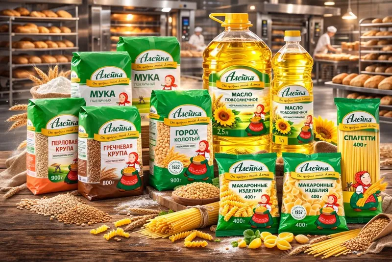Макарон, ун, ег, крупа Алейка махсулотлари