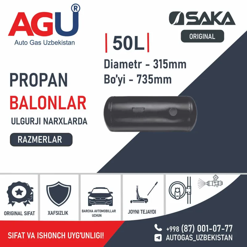 AGU Ulgurji narxlarda turkiya propan balonlari — фото 3