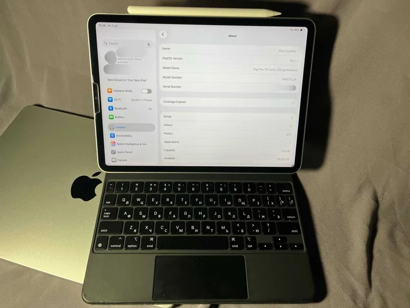 iPad Pro 11" M1 | 128GB + Magic Keyboard + Apple Pencil 5 iPad Pro 11" M1 | 128GB + Magic Keyboard + Apple Pencil 5