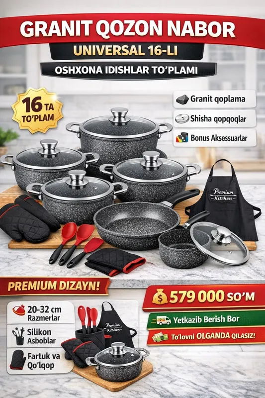 Granit qozon nabor