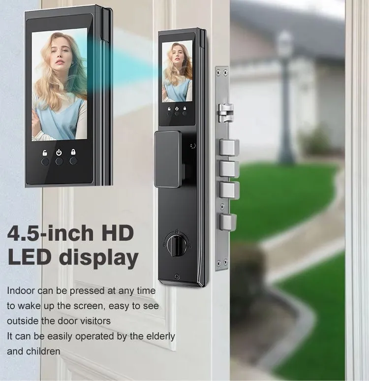 Умный замок, Электронный замок, Для любой двери, Smart lock, Face id 3 Умный замок, Электронный замок, Для любой двери, Smart lock, Face id 3