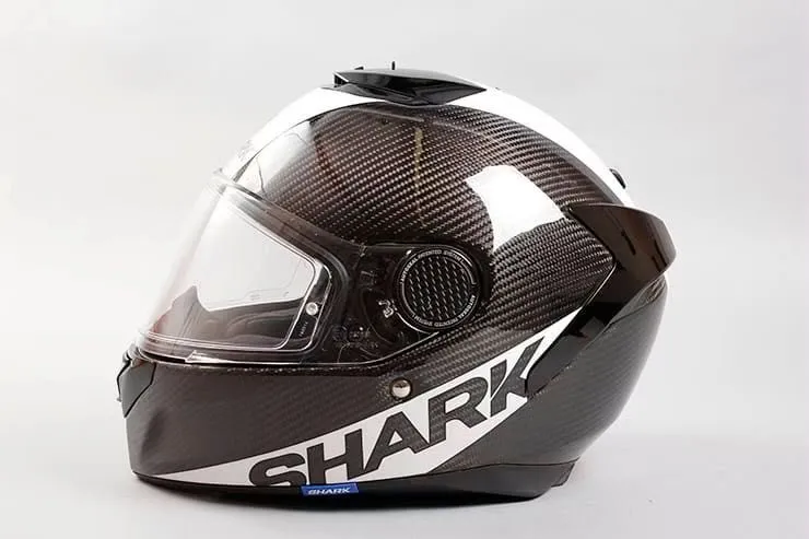 Шлем для мотоцикла SHARK (spartan | full carbon) black white edition 1 Шлем для мотоцикла SHARK (spartan | full carbon) black white edition 1