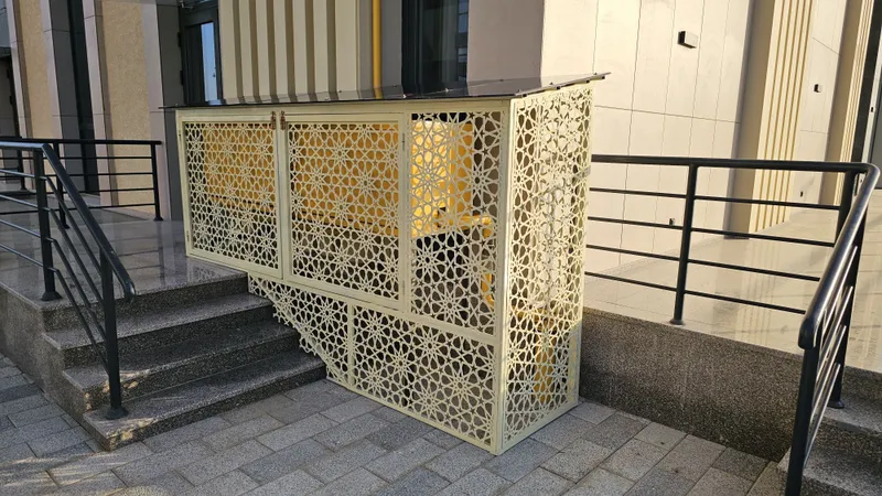 Декоративная металлическая решётка с лазерной резкой | 4