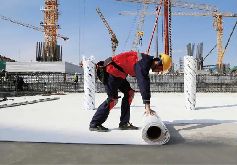 Гидроизоляционная мембрана Pre-Applied из HDPE высокой плотности — фото 2