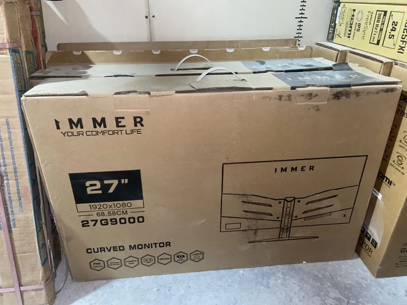 Игровой изогнутый монитор IMMER 27" Curved 165Hz Full HD — фото 3