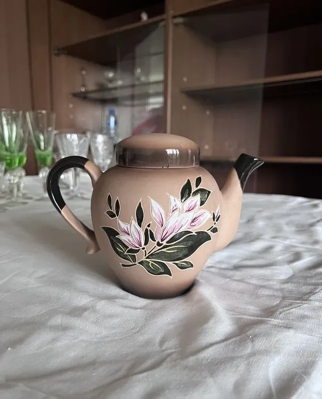 Чайник из глины ручная роспись 2 Чайник из глины ручная роспись 2
