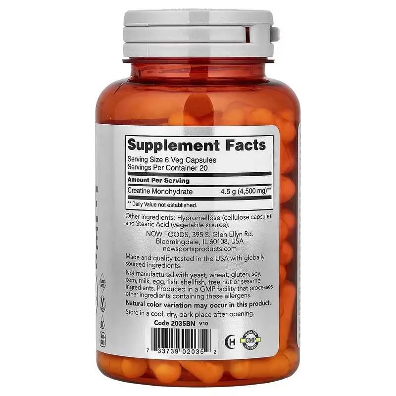 NOW Foods Sports Creatine моногидрат креатина креатин kreatin 4 NOW Foods Sports Creatine моногидрат креатина креатин kreatin 4