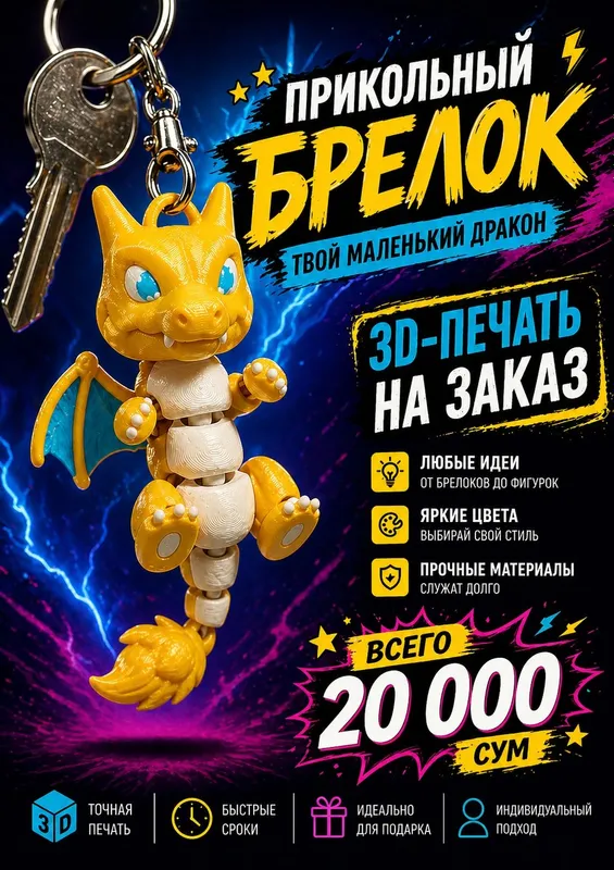 3D-печать на заказ | Игрушки, сувениры, подарки, детали и макеты — фото 3
