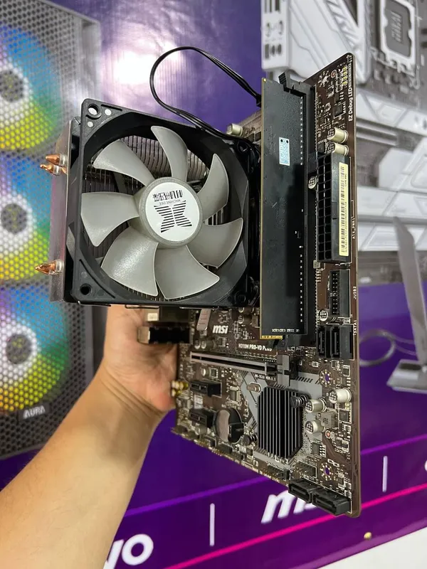Msi H310M pro DDR4+i3 9100f+8GB — фото 1