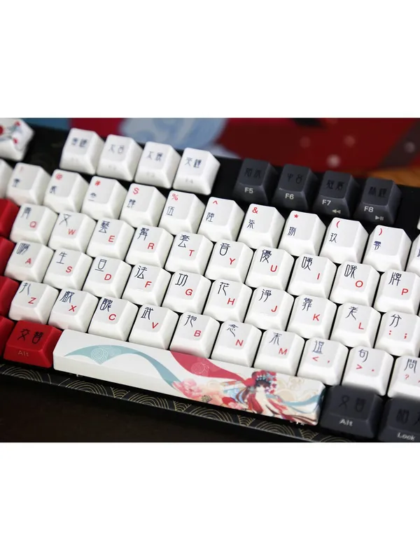 Механическая клавиатура Varmilo MA87M V2 "Peking Opera" (EC Sakura V2, EN), USB — фото 3