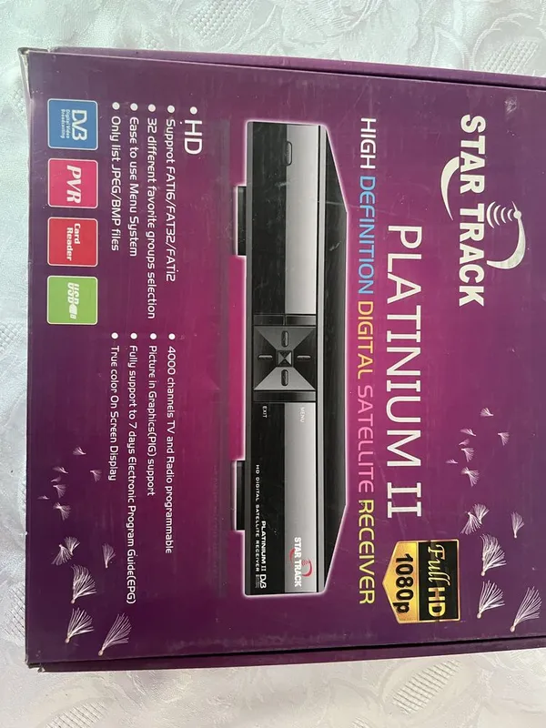Star Track Platinium II HD Digital Satellite Receiver (DVB) 1
