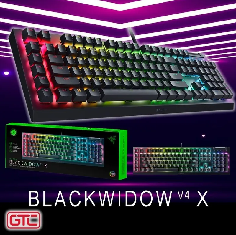 Razer Blackwidow V4 X Yellow Свитчи Механическая Клавиатура СКИДКА — фото 1