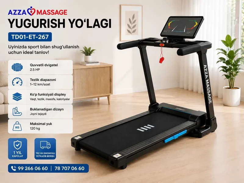 Uyingizda yugurish yo'lagi bilan o'z fitness zalingizni yarating 1