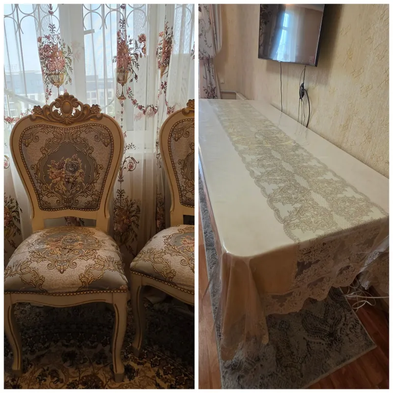 Продаётся стол стулья деревянные