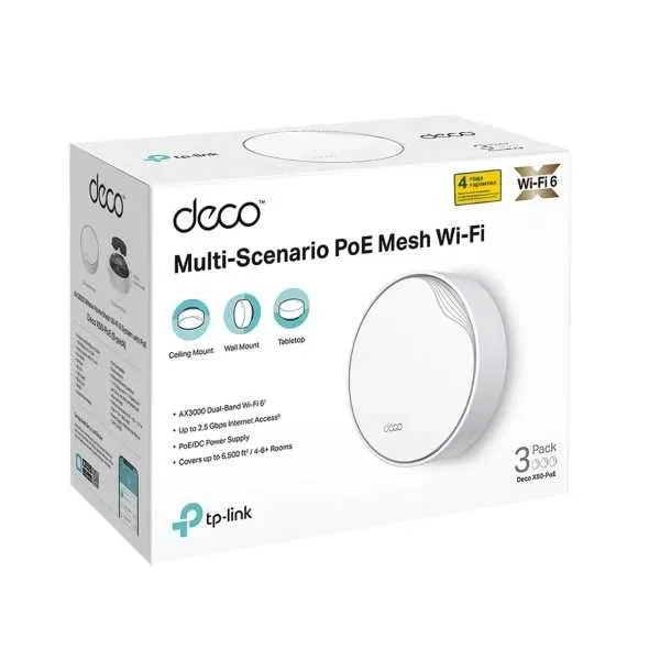 Tp Link Deco X50-PoE AX3000 с поддержкой PoE