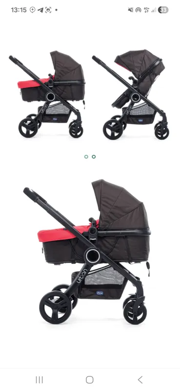 фирменная качественная коляска chicco urban — фото 2