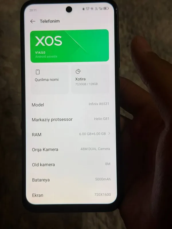 infinx hot 50 i 12rom  128 gb — фото 2