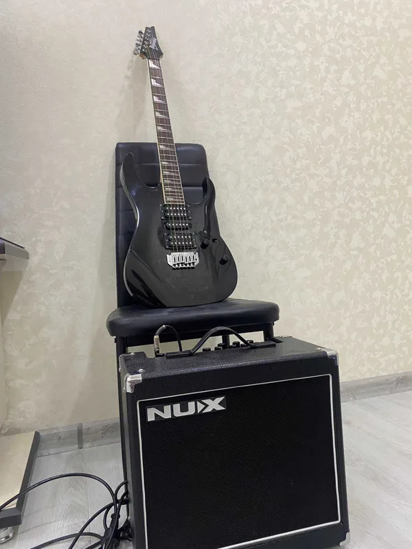 Электрогитара lbanez GRG 170DX + Усилитель NUX