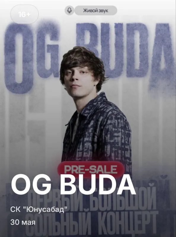 Билет OG Buda фанзона