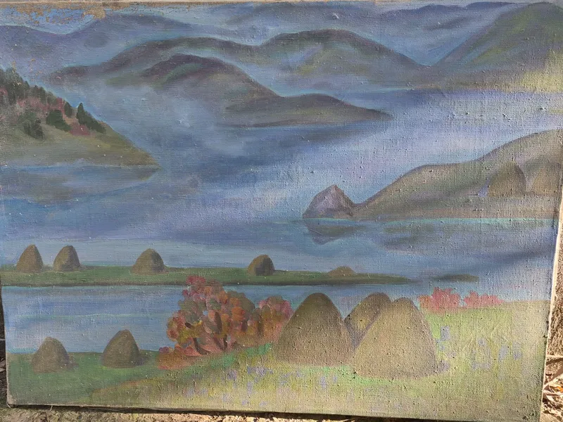 Картина - холст, масло. 2