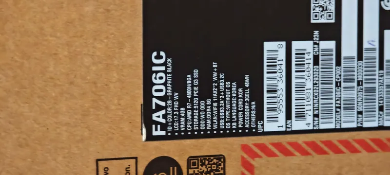 ASUS tuf a17 Ryzen 7 Rtx 3050 — фото 3