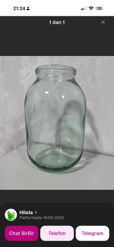 3 litrli bonka sotiladi