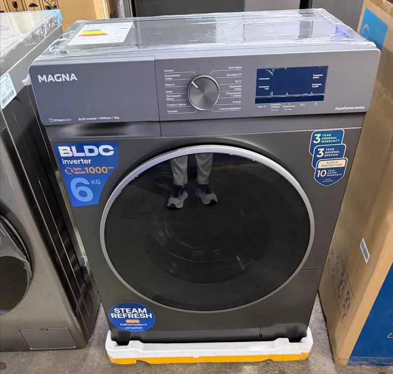 Стиральная машина автомат LG ThinQ 8.5 Kg Инверторный Сенсорный — фото 2