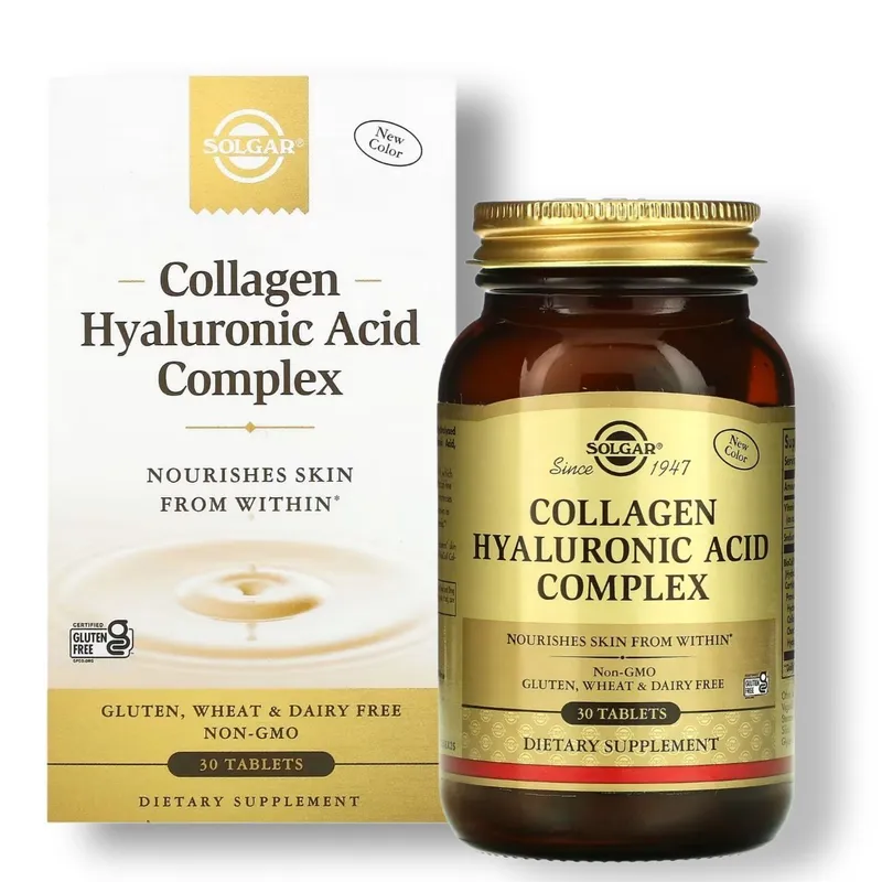 Amerikadan Solgar 2-tur kollageni, Collagen Hyaluronic Acid Complex 1 Amerikadan Solgar 2-tur kollageni, Collagen Hyaluronic Acid Complex 1