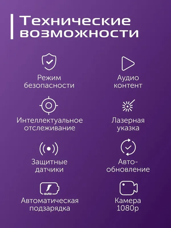 Камера видеонаблюдения wifi для дома, робот друг RED SOLUTION Air — фото 2