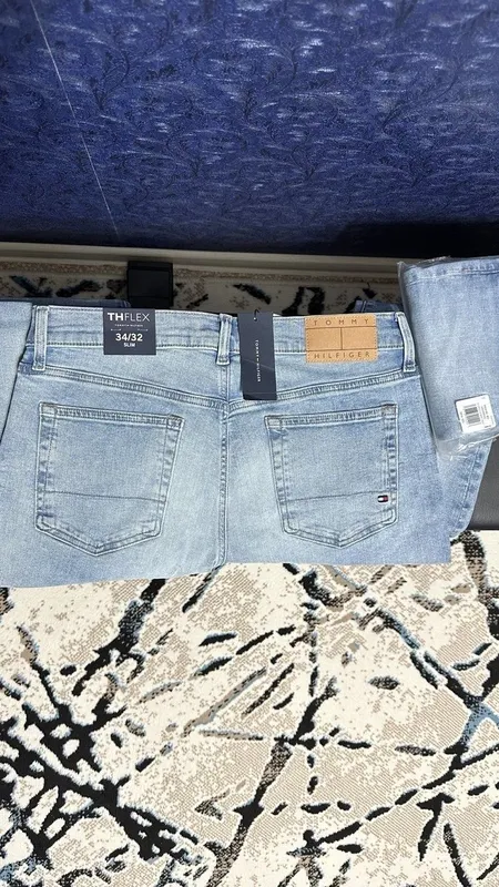 Джинсы Tommy Hilfiger slim fit 34/32. — фото 5