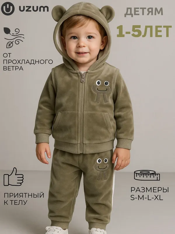 Детская одежда тройка ОСЕНЬ ВЕСНА от1-5 лет — фото 1