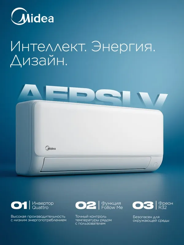 Кондиционер Midea All Easy Pro Inverter 12 000 BTU