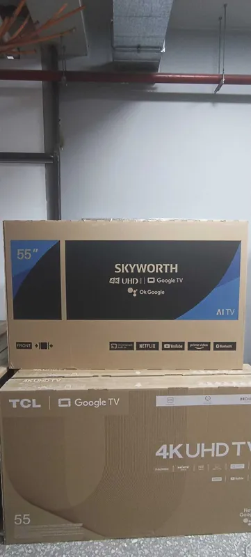 Телевизоры SKYWORTH 55" 4K UHD оптом и в розницу есть перечисление — фото 1