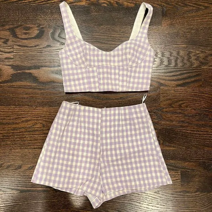 Двойка zara топик и шорты — фото 1 Двойка zara топик и шорты — фото 1
