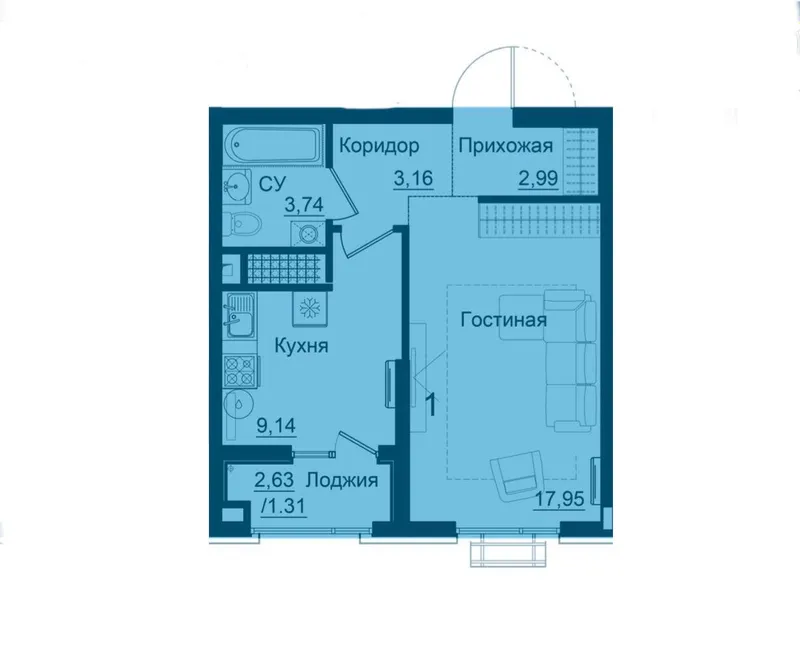 Продажа квартир — фото 1