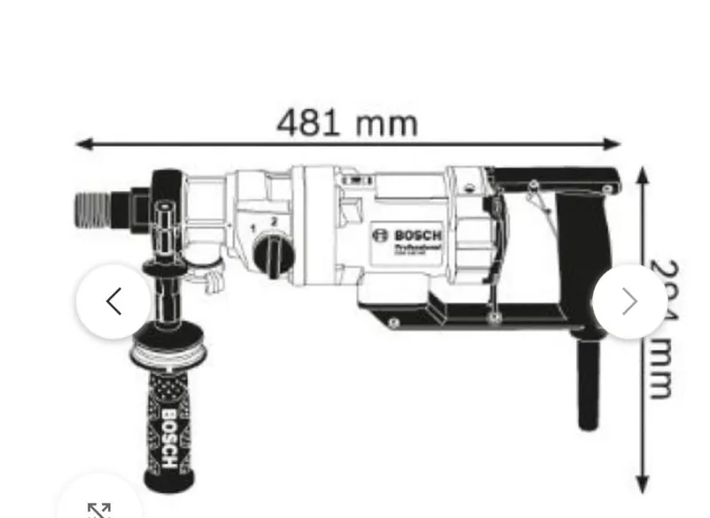Продается Дрель алмазного сверления Bosch GDB 180 WE Professional — фото 1