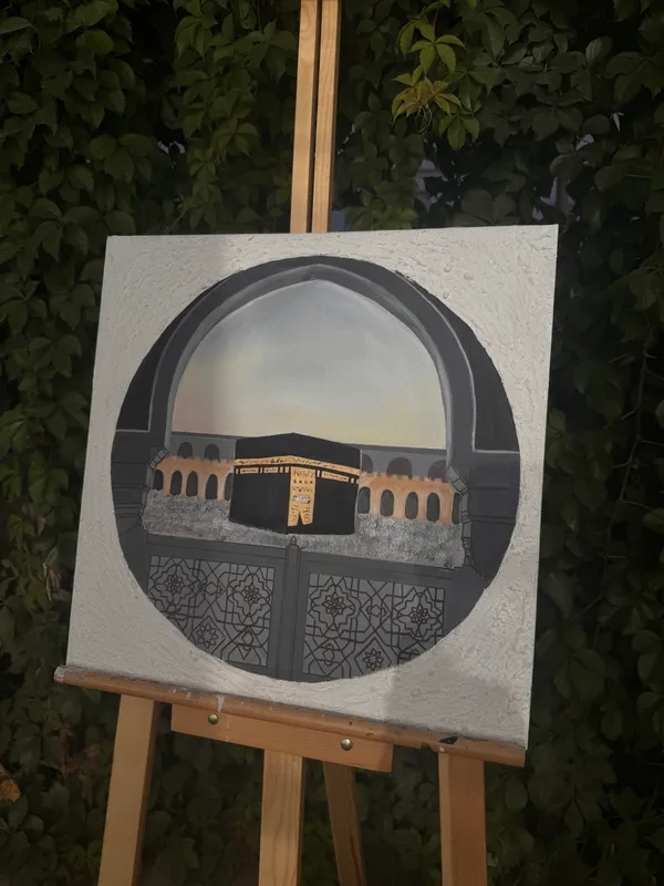 Sotiladi:Islomiy mavzuda chizlgan kartina(50x50sm) 2 Sotiladi:Islomiy mavzuda chizlgan kartina(50x50sm) 2