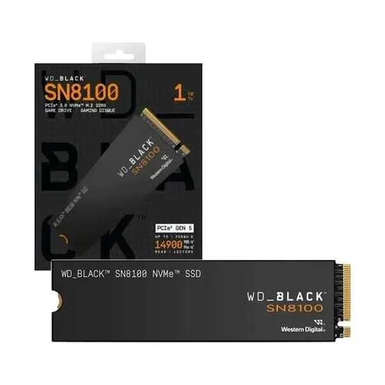Накопитель SSD 1Tb WD Black SN8100 PCI5 Nvme Накопитель SSD 1Tb WD Black SN8100 PCI5 Nvme